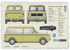 Mini Clubman Estate 1969-80 Glass Cleaning Cloth